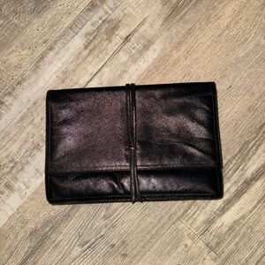 Genuine Leather Morris Moskowitz Black Clutch